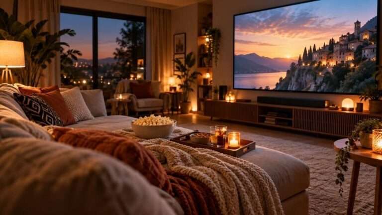 Noche de películas en casa: guía para armar tu rincón de cine y disfrutar cada estreno noche-de-pelicula-en-casa